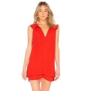 Amanda Uprichard Red Sleeveless Dress